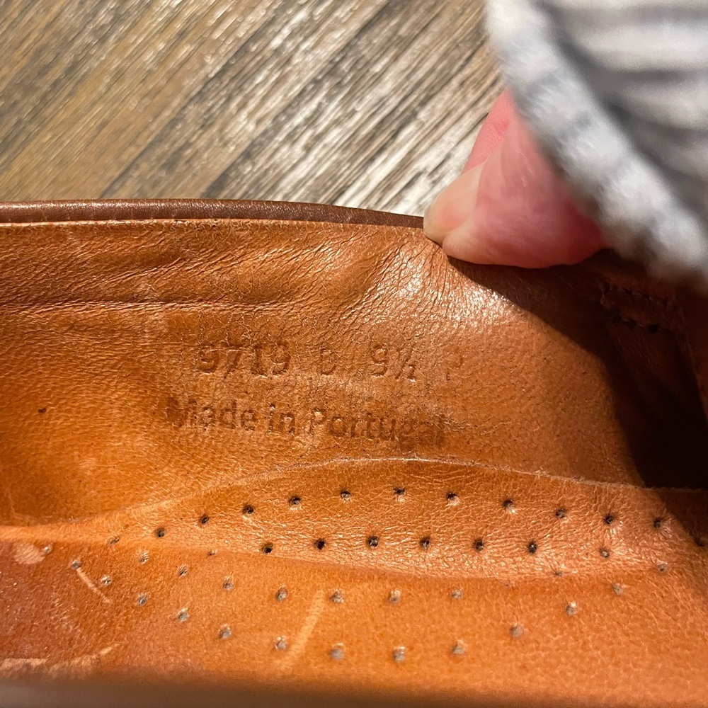 Wolf & Shepherd Ringer Loafer Men Shoe Size 9.5 Maple Calfskin Penny Loafer - Picture 12 of 13